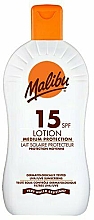 Düfte, Parfümerie und Kosmetik Wasserfeste Sonnenschutzlotion SPF 15 - Malibu Sun Lotion SPF15