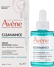 Peeling-Serum für das Gesicht - Avene Cleanance A.H.A Exfoliating Serum  — Bild N2