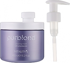 Maske für blonde Haare mit Phytokeratin - Vitality's Purblond Glowing Mask — Bild N2