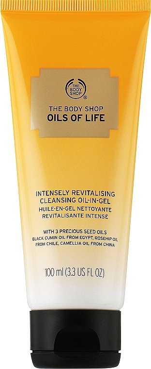 Nährendes Gel-Öl zum Waschen - The Body Shop Oils of Life Intensely Revitalising Cleansing Oil-In-Gel — Bild N1