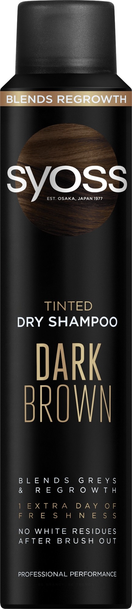 Tonisierendes Trockenshampoo für dunkles Haar - Syoss Tined Dry Shampoo — Bild Dark Brown