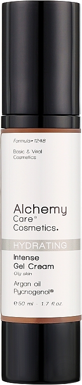 Feuchtigkeitsspendende Gel-Creme für das Gesicht - Alchemy Care Cosmetics Hydrating Intense Gel Cream — Bild N1