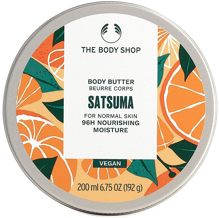 Energetisierende und feuchtigkeitsspendende Körperbutter mit Satsumaöl für normale bis trockene Haut - The Body Shop Satsuma Energising Body Butter — Bild N2