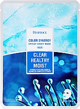 Düfte, Parfümerie und Kosmetik Lifting-Tuchmaske mit Algenkomplex-Extrakt und hydrolysiertem Kollagen - Deoproce Color Synergy Effect Sheet Mask Blue