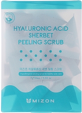 Düfte, Parfümerie und Kosmetik Sorbet-Peeling für das Gesicht mit Hyaluronsäure - Mizon Hyaluronic Sherbet Peeling Scrub