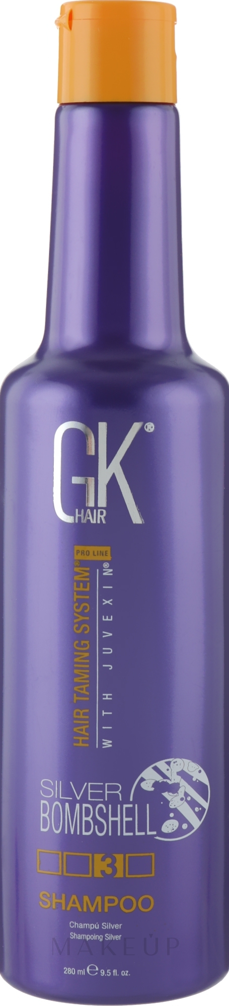 Silbershampoo für blondes Haar - GKhair Silver Shampoo — Bild 280 ml