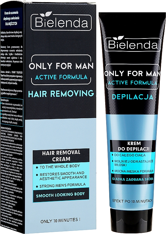 Enthaarungscreme für Männer - Bielenda Only For Man Active Formula Cream — Bild N1