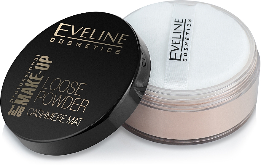 Loser mattierender Puder - Eveline Cosmetics Loose Powder Cashmere Mat — Bild N2