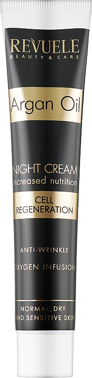Nachtcreme für das Gesicht mit Arganöl - Revuele Argan Oil Night Cream