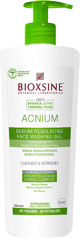 Talgregulierendes Gesichtswasser - Bioxsine Acnium Sebum Regulating Gel — Bild N1