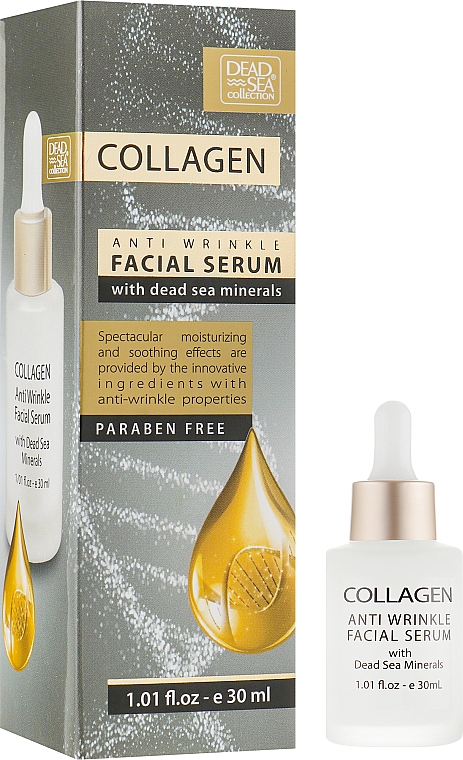 Anti-Falten-Serum - Dead Sea Collection Collagen Anti-Wrinkle Facial Serum — Bild N1