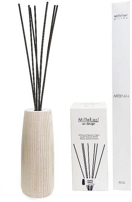 Aromadiffusor ohne Füllung weiß - Millefiori Milano Air Design Ellisse — Bild N1