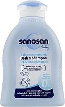 Düfte, Parfümerie und Kosmetik 2in1 Shmapoo-Duschgel für Babys - Sanosan Baby Bath & Shampoo