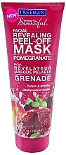 Düfte, Parfümerie und Kosmetik Peel-Off Gesichtsmaske mit Granatapfel - Freeman Feeling Beautiful Peeling Facial Mask with Pomegranate
