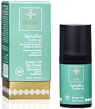 Düfte, Parfümerie und Kosmetik Serum für die Haut um die Augen - Olive Spa Instant Lift Eye Serum