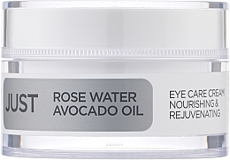 Düfte, Parfümerie und Kosmetik Nährende und verjüngende Creme für die Augenpartie mit Avocadoöl und Rosenwasser - Revox Just Water Rose Avocado Oil Eye Cream