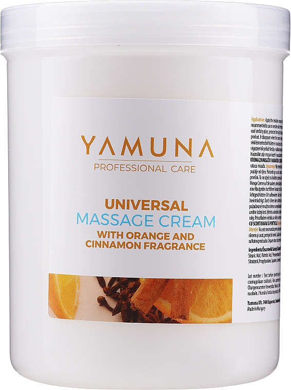 Universelle Massagecreme für den Körper mit Orange und Zimt - Yamuna Massage Cream — Bild N1