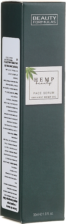 Gesichtsserum mit Hanföl - Beauty Formulas Hemp Beauty Face Serum