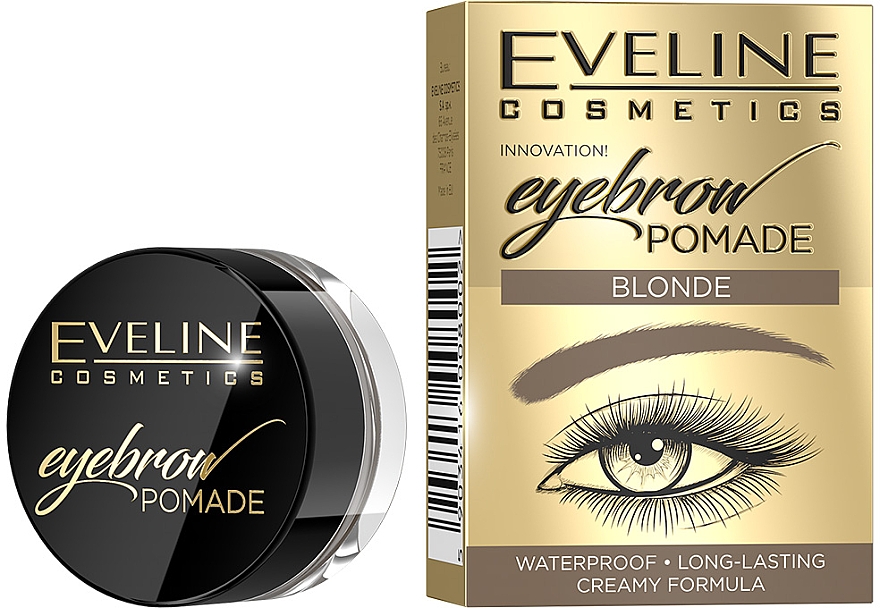 Wasserfeste Augenbrauenpomade - Eveline Cosmetics Eyebrow Pomade Waterproof (1St.)