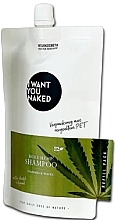 Shampoo Volume & Waves  - I Want You Naked Holy Hemp Shampoo (Refill)  — Bild N1