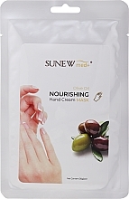 Pflegende Handmaske mit Olivenöl - Sunew Med+ Avocado Nourishing Foot Cream Mask — Bild N1