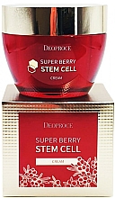 Düfte, Parfümerie und Kosmetik Feuchtigkeitsspendende Gesichtscreme mit Stammzellen - Deoproce Super Berry Stem Cell