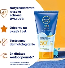 Wasserfeste Sonnenschutzcreme für Kinder - Nivea Sun Kids Ultra Protect & Play Sun Cream SPF50+ — Bild N3