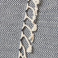 Hamamtuch schwarz - Yeye Chevron — Bild N3