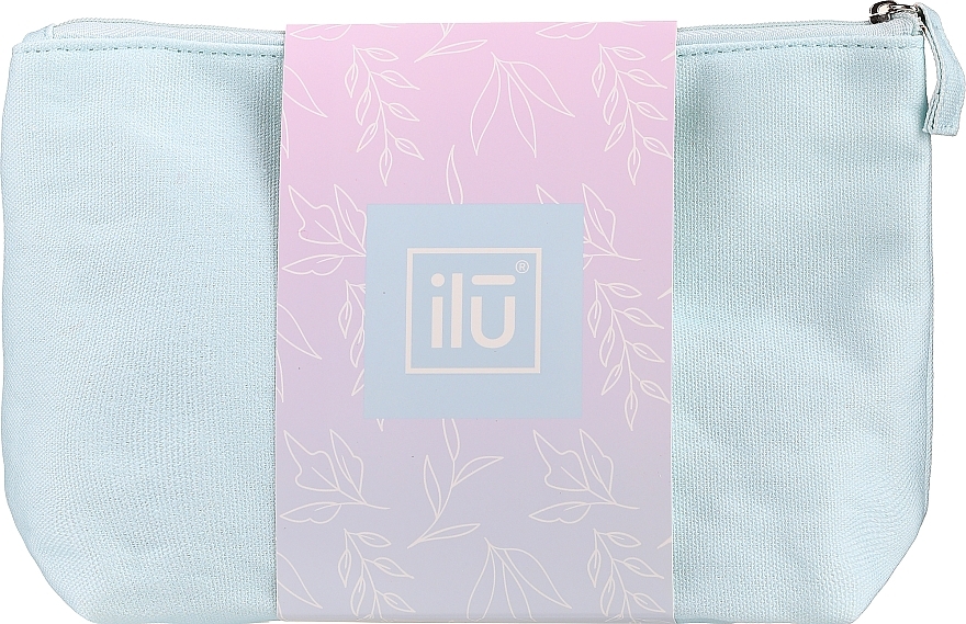 Kosmetiktasche aus Baumwolle blau - Ilu Cotton Cosmetic Bag — Bild N2