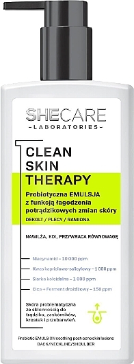 Beruhigende probiotische Körperlotion - SheCare Clean Skin Therapy  — Bild N1