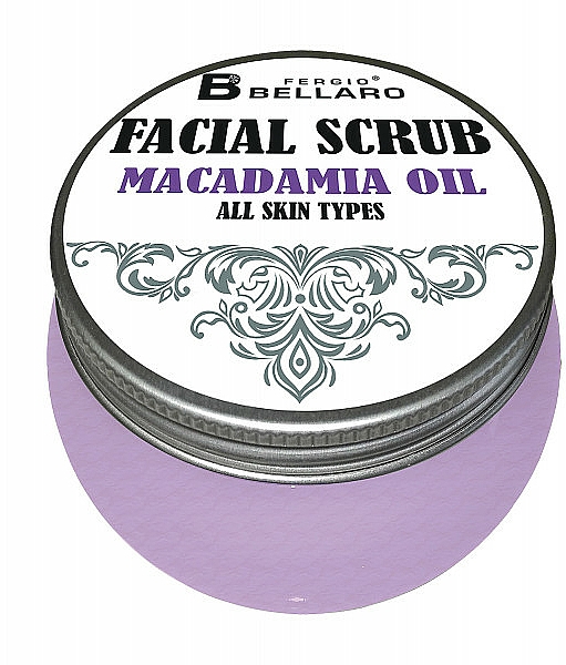 Gesichtspeeling für alle Hauttypen mit Macadamiaöl - Fergio Bellaro Facial Scrub — Bild N1