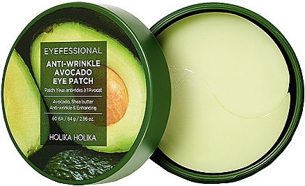 Anti-Falten Augenpatches - Holika Holika Eyefessional Anti-wrinkle Avocado Eye Patch — Bild N1