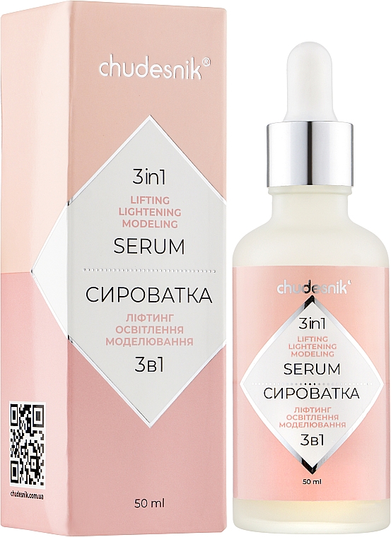 3in1 Gesichtsserum mit Liftingeffekt - Chudesnik 3in1 Lifting And Modeling Serum — Bild N2