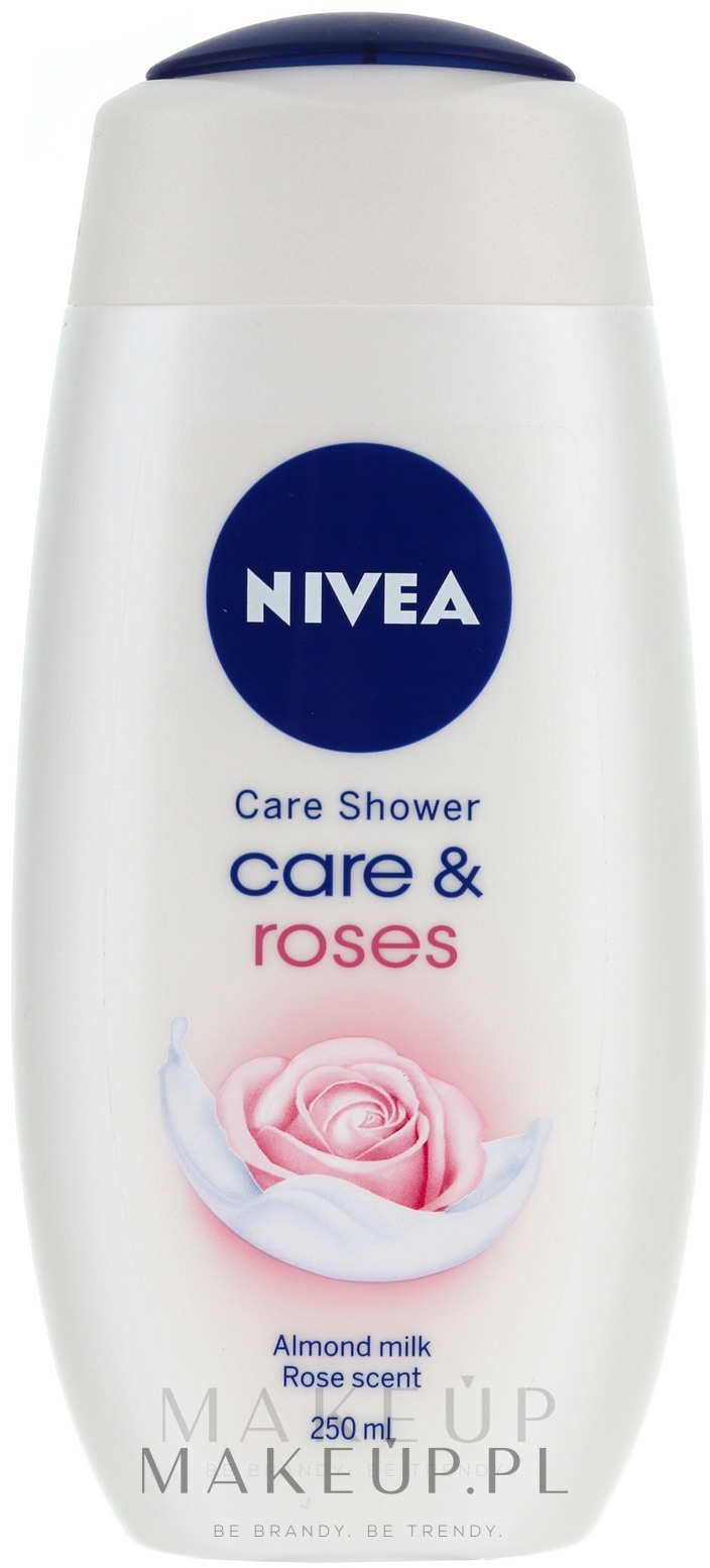 Creme-Duschgel "Milch & Rose" - NIVEA Bath Care Cream Shower Rose And Milk — Bild 250 ml