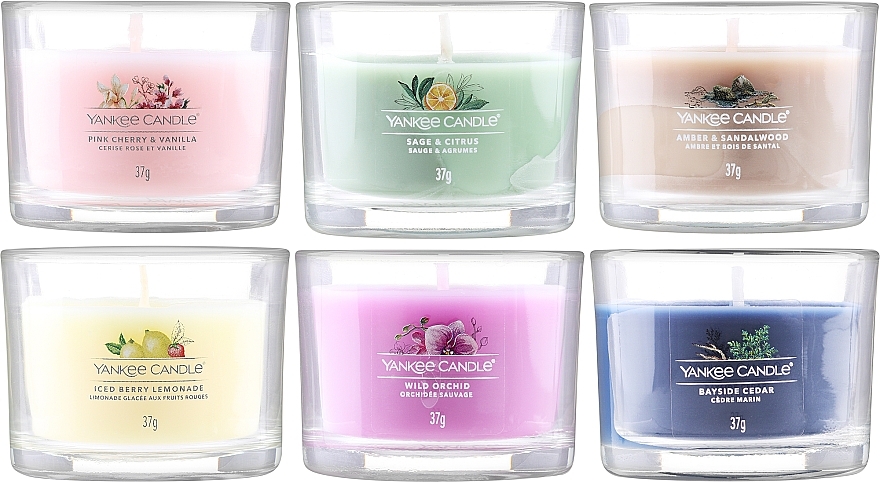 Kerzenset - Yankee Candle Mini Set (Duftkerze 6x37g) — Bild N2