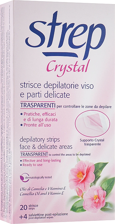 Wachsstreifen für die Enthaarung mit Kamelienöl und Vitamin E - Strep Crystal — Bild N1