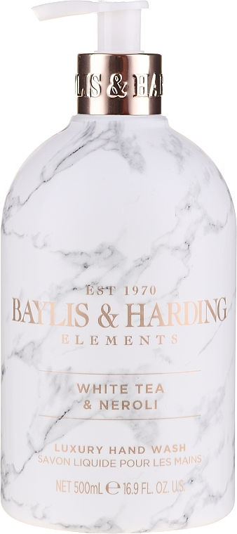 Handpflegeset - Baylis & Harding White Tea & Neroli Hand Care Set (Flüssige Handseife 500ml + Lotion für Hände und Körper 500ml) — Bild N2