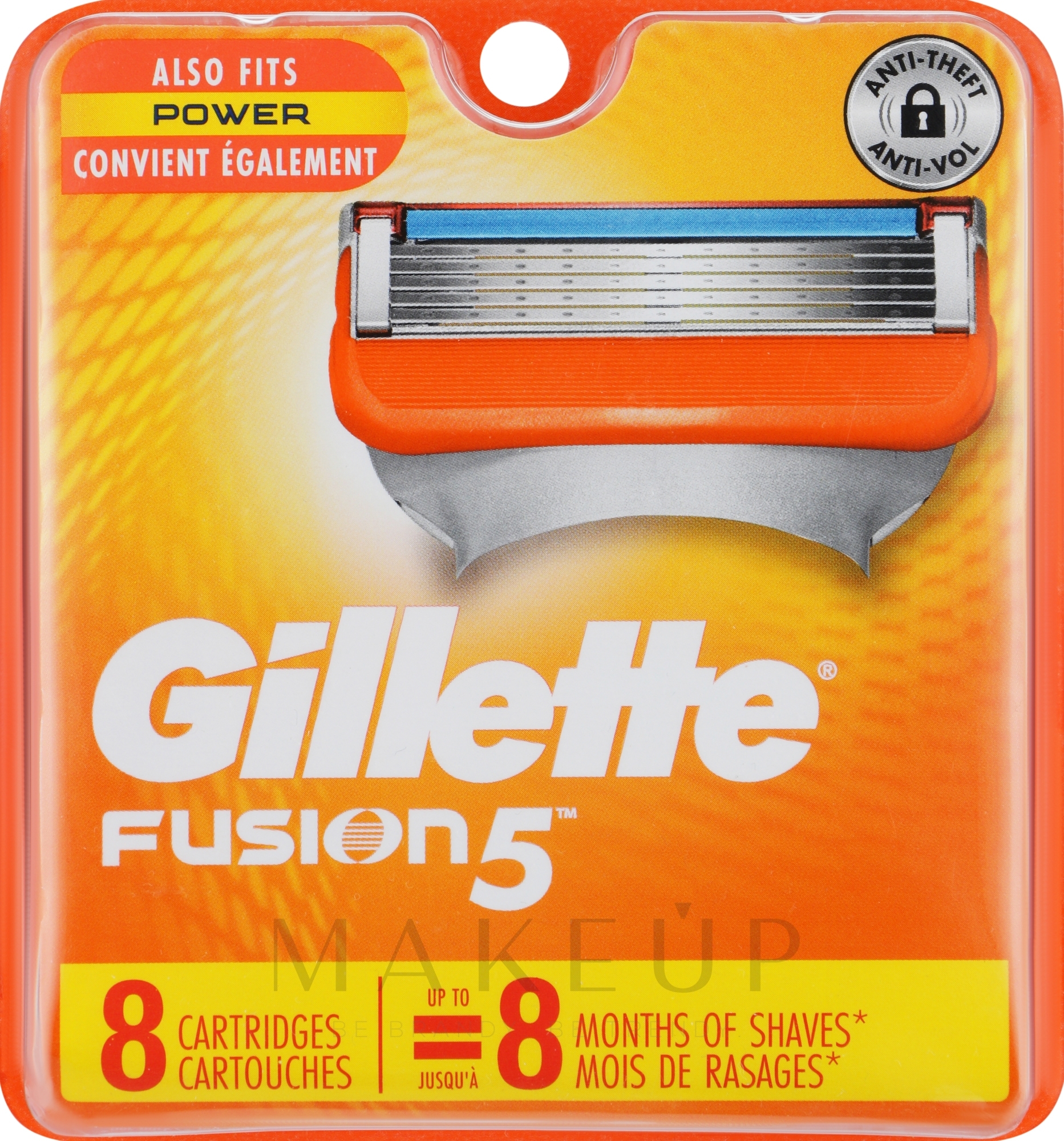 Ersatzklingen 8 St. - Gillette Fusion Power — Bild 8 St.