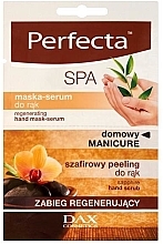 Düfte, Parfümerie und Kosmetik Regenerierende Handpeeling-Maske - Perfecta Spa Hand Peeling
