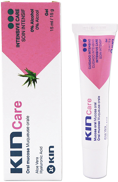 Gel für Zähne - Kin Care Gel Aloe Vera & Hyaluronic Acid — Bild N1