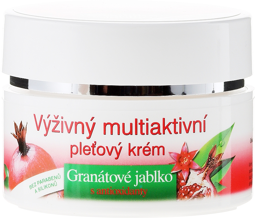 Nährende Gesichtscreme mit Granatapfelextrakt - Bione Cosmetics Pomegranate Nourishing Multi-Active Cream With Antioxidants — Bild N2