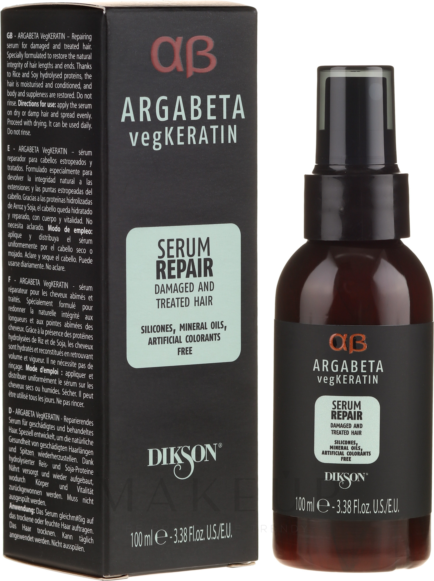 Regenerierendes Haarserum mit Keratin - Dikson Argabeta Serum Repair — Bild 100 ml