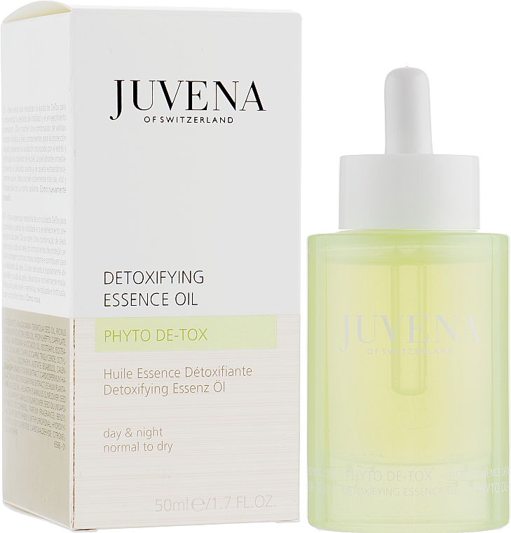Antioxidatives und pflegendes Gesichtsöl für Tag und Nacht - Juvena Phyto De-Tox Detoxifying Essence Oil — Bild N1