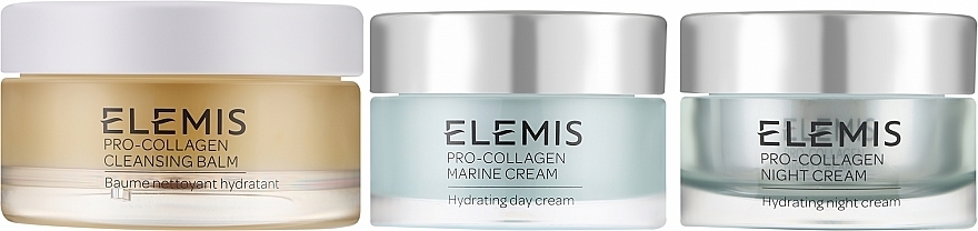 Körperpflegeset - Elemis Pro-Collagen Icons Collection (cl/balm/50g + cr/30ml + n/cr/30ml) — Bild N2