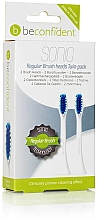 Ersatzkopf für elektrische Zahnbürste weiß 2 St. - Beconfident Sonic Regular Brush Heads White 2 Units — Bild N1