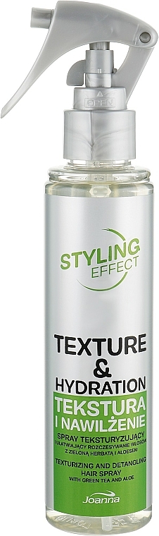 Texturierendes und entwirrendes Haarspray mit grünem Tee und Aloe - Joanna Styling Effect Texture And Hydration Hair Spray — Bild N1