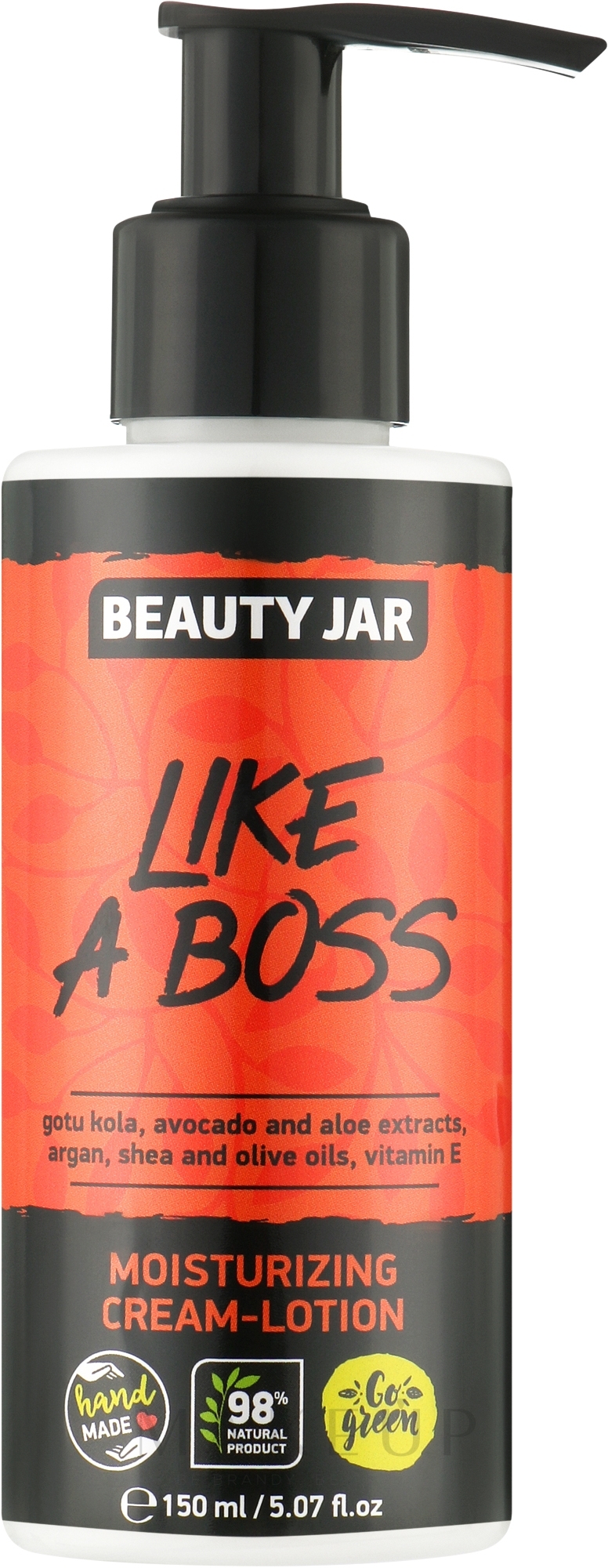 Feuchtigkeitsspendende Körpercreme - Beauty Jar Like A Boss Moisturizing Cream-Lotion — Bild 150 ml