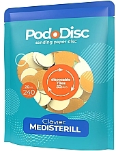 Düfte, Parfümerie und Kosmetik Pediküre-Ersatzschleifscheiben M 240/20 mm 50 St. - Clavier Medisterill PodoDisc 