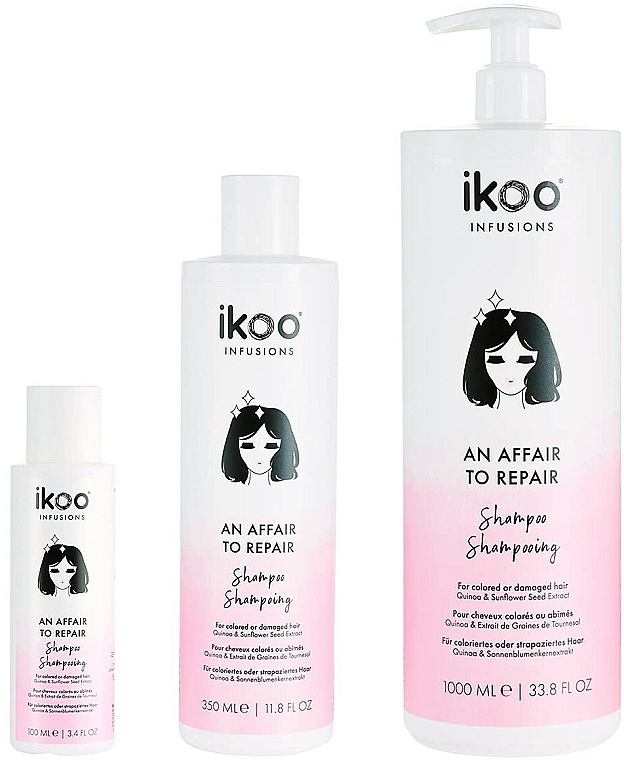 Regenerierendes Shampoo - Ikoo Infusions An Affair To Repair Shampoo — Bild N4