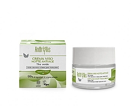 Düfte, Parfümerie und Kosmetik Anti-Aging-Nachtcreme mit grünem Tee - Anthyllis Green Tea Anti-Aging Night Cream